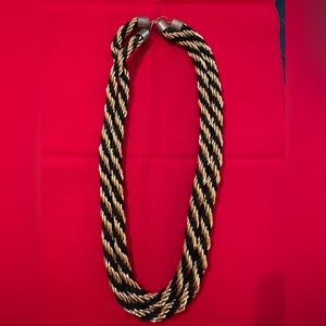 VINTAGE rope necklace, fun necklace